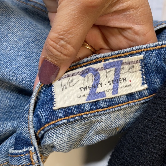 Free People Parker Denim Wrap Skirt size 27/4 - Picture 4 of 8